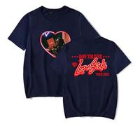 Don Toliver Love Sick T-Shirt Unisex Short Sleeve, Casual Fashion Summer Tee,Blue,XXL