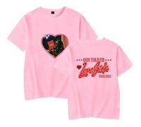 Don Toliver Love Sick T-Shirt Unisex Short Sleeve, Casual Fashion Summer Tee,Pink,XXS