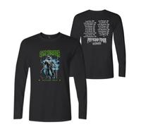 Don Toliver Merch Psycho Tour Lightning 2025 Women Men Fashion Casual Long Sleeve Top (Black,M)