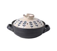 Donabe Clay Pot Casserole Japanese Traditional Ceramic Hot Pot Casserole
