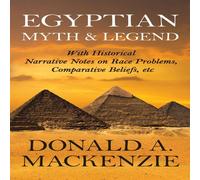Donald A. Mackenzie Egyptian Myth & Legend Hardcover Book Donald A. Mackenzie Multicolor