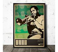 Donald Byrd Jazz Art Poster Music Coltrane Roy Ayers Indoor/Outdoor Wall Decor Metal Sign Poster 8x12 inch