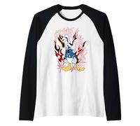 Donald Duck Attitude Is Everything Raglan Baseball Tee