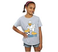 Donald Duck Bring It Cotton T-Shirt Disney Grey 7-8 Years