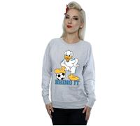 Donald Duck Bring It Sweatshirt Disney Grey XL