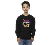 Donald Duck Ear Plug Bright Sweatshirt Disney Black 12-13 Years