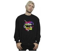 Donald Duck Ear Plug Bright Sweatshirt Disney Black XL