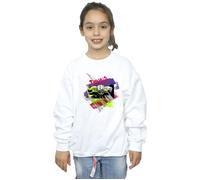 Donald Duck Ear Plug Bright Sweatshirt Disney White 9 Years