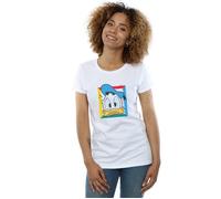 Donald Duck Panicked Cotton T-Shirt Disney White XXL