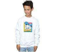 Donald Duck Panicked Sweatshirt Disney White 7-8 Years