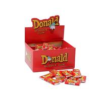 DONALD ML MAPLE LEAF Chewing Bubble Gum 100pcs/box The legend is back! Taste from Childhood, Sweet Retro Gift, Perfect Present for Men and Women (Red)