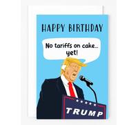 Donald Trump Birthday Card - Political Humor Greeting Card for Trump Supporters & Satire Fans - A5 with Envelope
