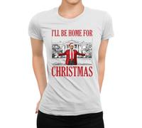 Donald Trump Christmas Family Women's T-Shirt, White, S