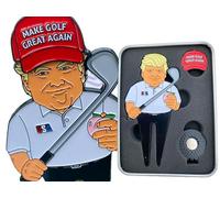 Donald Trump Divot Tool Gift Set W/Magnetic Ball Marker and Hat Clip