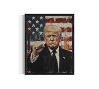 Donald Trump Fight Fight Fight President Wall Art Print Poster, Official Presidential Portrait Artwork Decor Gallery Collection, Painting Vintage Art Decor 85 (Donald Trump Fight Fight Fight, 8 x 10