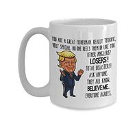 Donald Trump Funny Fishing Mug Gifts You Are A Great Fisherman Unique Angler Humor Gift Idea For Dad Grandpa From Daughter Son Or Wife Reel Coffee Tea