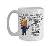 Donald Trump Funny Mug Gifts for Brother In Law You Are A Great Brother-In-Law Fathers Day Birthday Gag Gift Idea Coffee Tea Cup For Men