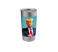 Donald Trump Pop Art Movement Portrait Stainless Steel Insulated Tumbler