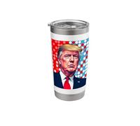 Donald Trump Pop Art Movement Portrait Stainless Steel Insulated Tumbler