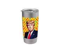 Donald Trump Pop Art Movement Portrait Stainless Steel Insulated Tumbler