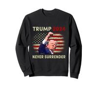 Donald Trump Shot Never Surrender 2024 Sweatshirt