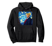 Donald Trump Starry Night Art Van Gogh Style political Pullover Hoodie