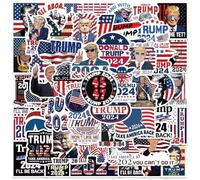 Donald Trump Stickers Die-Cut Decals for Laptops, Phones, Phone Case, Consoles, Walls, Luggage Case, Books, Game Console, 2025 US President - 50 Stickers