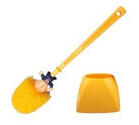 Donald Trump Toilet Brush with Holder Set Cleaning Brush Bathroom Funny Present (A)