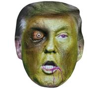 Donald Trump (Zombie 2) Celebrity Mask, Flat Card Face, Fancy Dress Mask