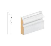 Donaldsons Torus Skirting Board mouldings: 14 x 69 x 5400mm MDF Torus Skirting Board