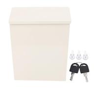 Donation Box,Metal Donation Box Mailbox Vintage Style Donation Box Suggestion Box with Lock for Home Office and Business
