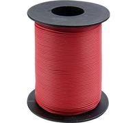 Donau Jumper Wire Red 1x0.20mm² 100m Rigid Plastic Insulated