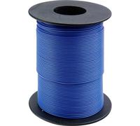 Donau Jumper Wire 1x0.20mm² Blue 100m Rigid Plastic