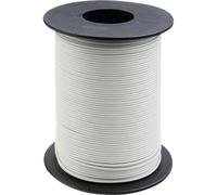 Donau Jumper Wire 0.20 mm² White 100m Rigid Plastic Insulated