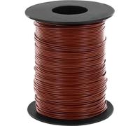 Donau 119-18 Strand Wire Brown 1x0.14mm² Plastic Insulated 100m Coil