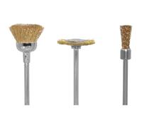 Donau 1671 Elektronik Brass Brushes 3pieces Medium Shank 2.35mm