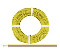 Donau 218-38-25 Cable 2x0.14 mm² 25m Brown/Yellow Insulated Copper...