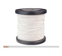 Donau Electronic Strand 2x0.14 mm² 100m White Plastic Insulated
