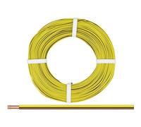 Donau Cable 2x0.14 mm² 25m Brown/Yellow Insulated Copper Twin