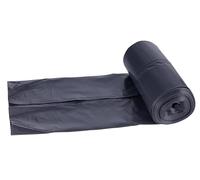 DONAU ECO 22021432-05 10 Strong 120 L Garbage Bags, 1 Roll, Blue Angel Certified, 100% Recycled LDPE, Black