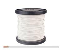 Donau Electronic Strand 2x0.14 mm² 100m White Plastic Insulated