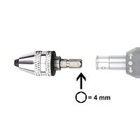 Donau Elektronik Adapter 1/4 "To 4 Mm Mini Bits