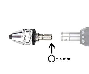 Donau Elektronik Adapter 1/4 "To 4 Mm Mini Bits