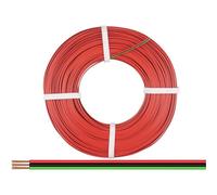 Donau Elektronik Strand 3x0.14mm² Red/Black/Green 25m Plastic
