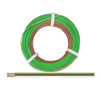 Donau Elektronik Strand 3x0.25mm² Green/Brown/White 50m