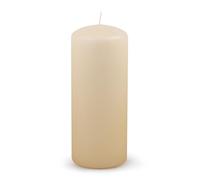 DONAU Home Pillar Candles Classic Candle/Cream Beige / 1 Piece / 20 x Diameter 8 cm Unscented/for Decoration / 100 Hours Burning Time/Decorative Candles Wax Candle/Table Candles Altar Candle
