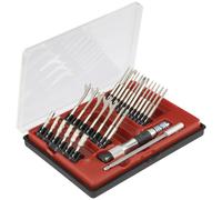 Donau MBS18 Bit Set 18-piece Extra Long Mini-Bits 45mm in Metal Case
