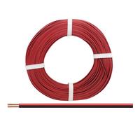 Donau Strand 2x0.14 mm² Red/Black 50m Plastic Insulated