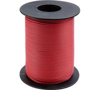 Donau Strand Wire 1x0.14mm² Red 100m Plastic Insulated Coil