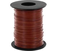 Donau Strand Wire Brown 1x0.14mm² Plastic Insulated 100m Coil